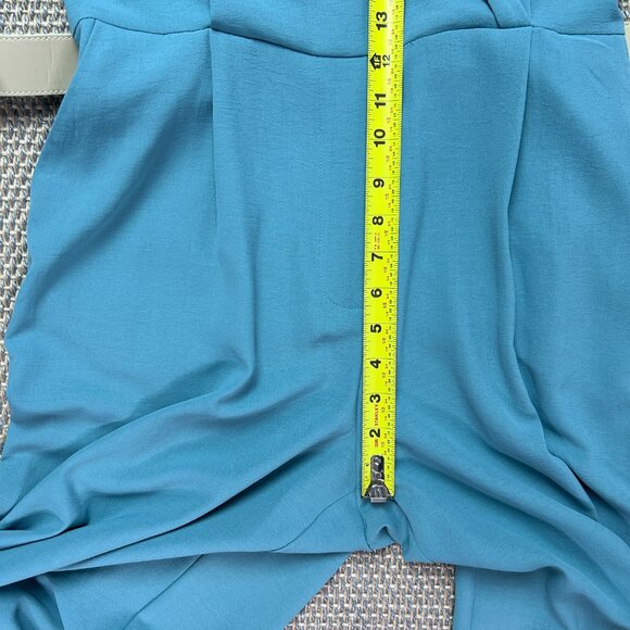 Zara Long Belted Jumpsuit with Belt Women's Light Green - Picture 10 of 14